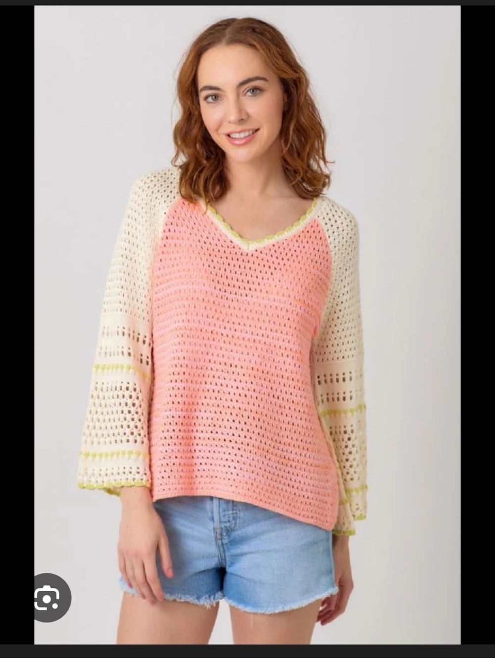 Mystree Open Knit Sweater NWT